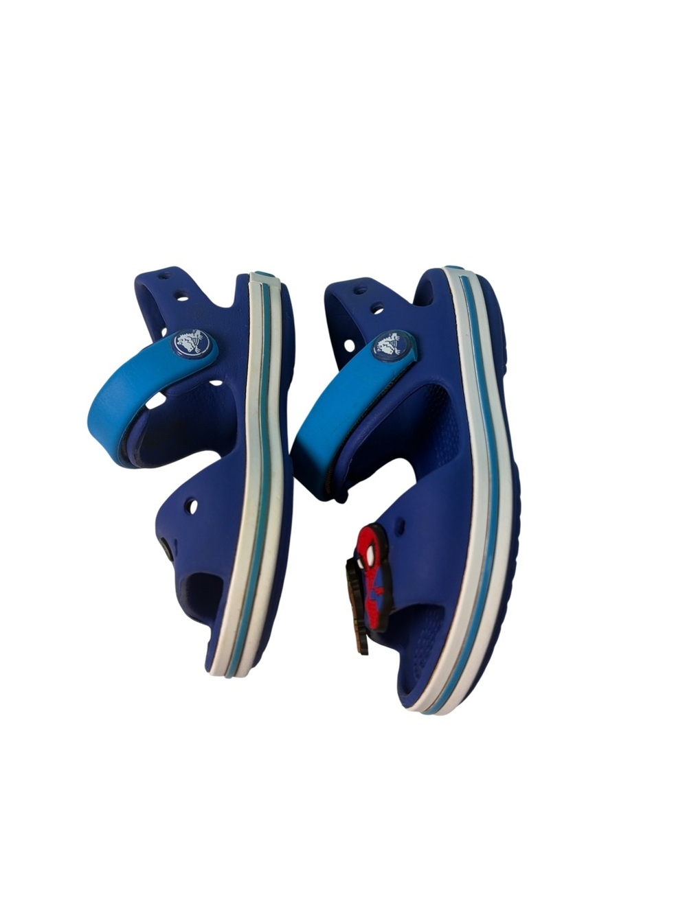 Crocs Crocband Sandals Kids Toddler Cerulean Blue Ocean Size C6 Waterproof - Picture 2 of 9